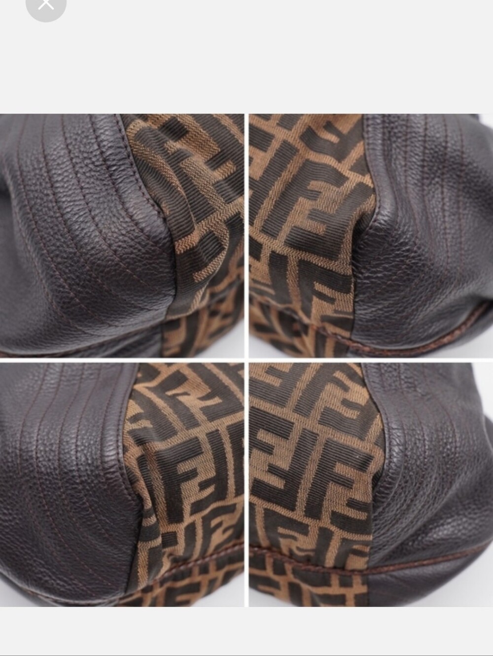 FENDI Nappa Nuvolata Vitello Tortuga Spy Bag - Picture 4 of 16